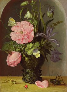 En vas med blommor, 1611
